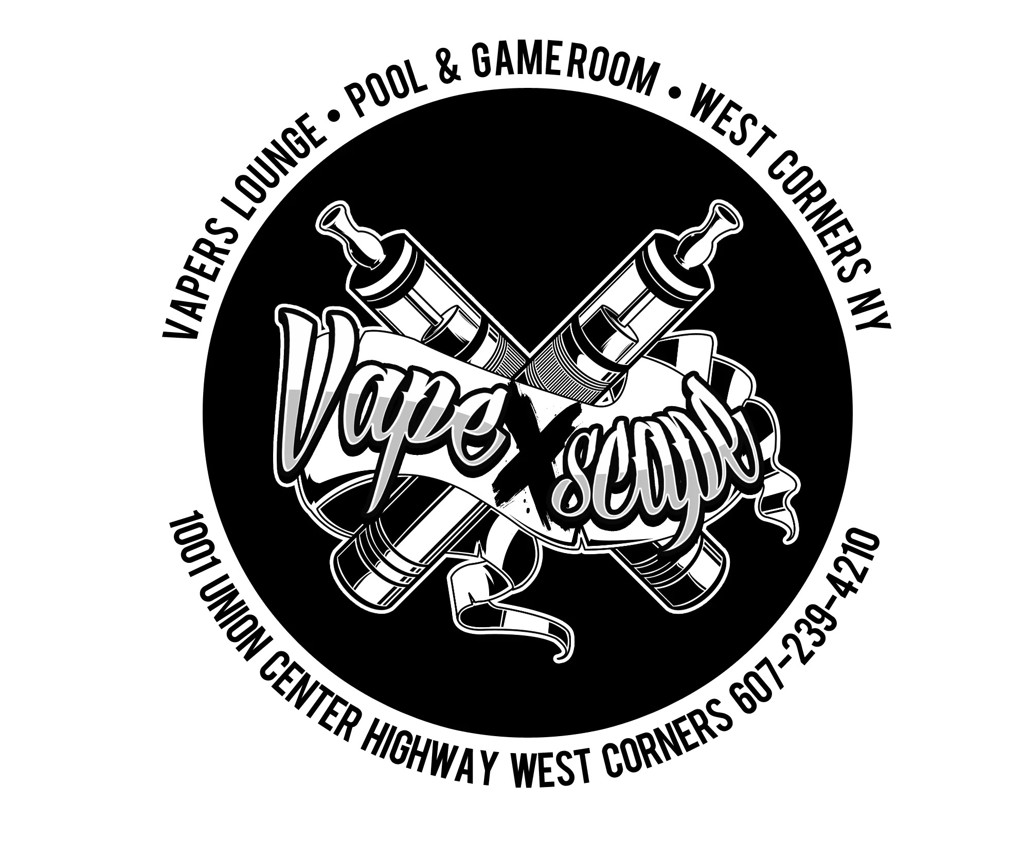 VapeXscape — Badge logo